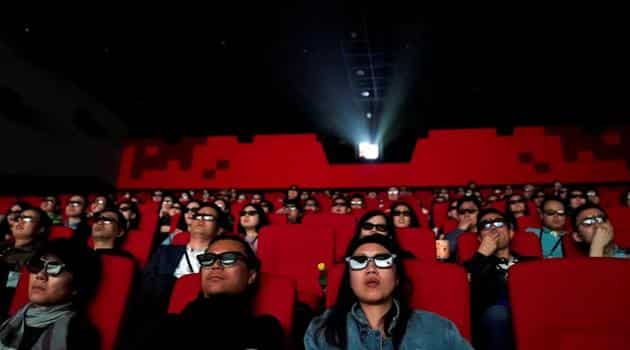 People watch a movie at a cinema in Wanda Group's Oriental Movie Metropolis ahead of its opening, in Qingdao, Shandong province, China April 27, 2018.(Reuters file photo)